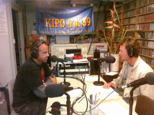 Dave at HPR pledge drive 2009 1