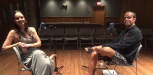 Dave with The Walking Deads Sarah Wayne Callies December 2012 2